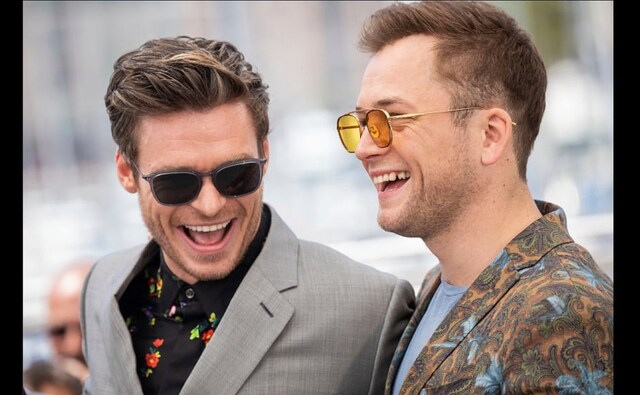 Richard Madden and Taron Egerton at the Cannes red carpet | Twitter Richard Madden and Taron Egerton at the Cannes red carpet | Twitter
