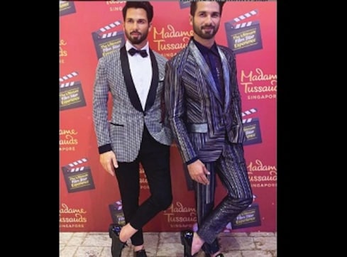 Shahid Kapoor unveils his wax statue at Madame Tussauds Singapore: 'It's a surreal feeling' Shahid Kapoor unveils his wax statue at Madame Tussauds Singapore: 'It's a surreal feeling'