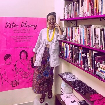 Artist Aqui Thami's Sister Library is a community-owned space bringing together books by, of and for women Artist Aqui Thami's Sister Library is a community-owned space bringing together books by, of and for women
