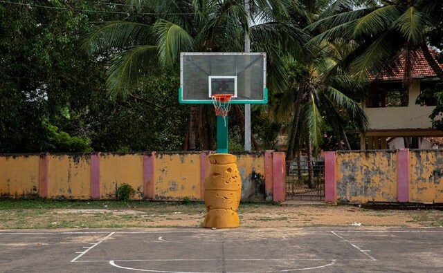 An empty basketball court where Jackson, 13, used to play. Jackson, a promising basketball player who was captain of his school team, died on the spot. Reuters/Danish Siddiqui. An empty basketball court where Jackson, 13, used to play. Jackson, a promising basketball player who was captain of his school team, died on the spot. Reuters/Danish Siddiqui.