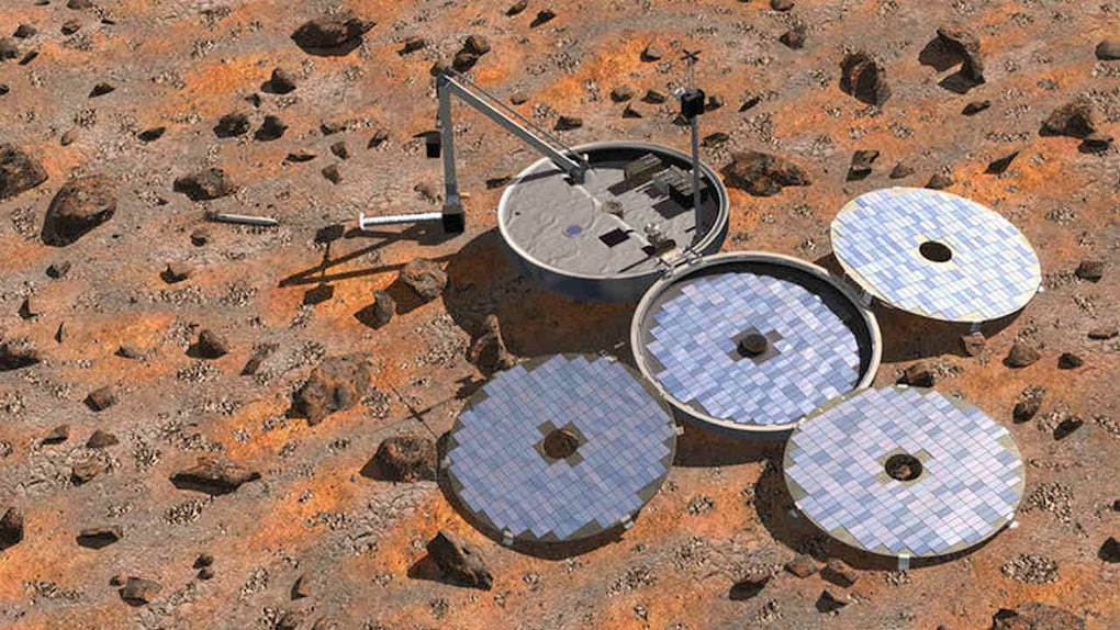 Beagle 2 was launched by Britain's National Space Centre to explore Mars but failed to land on Mars in 2003. Image credit: NASA Beagle 2 was launched by Britain's National Space Centre to explore Mars but failed to land on Mars in 2003. Image credit: NASA
