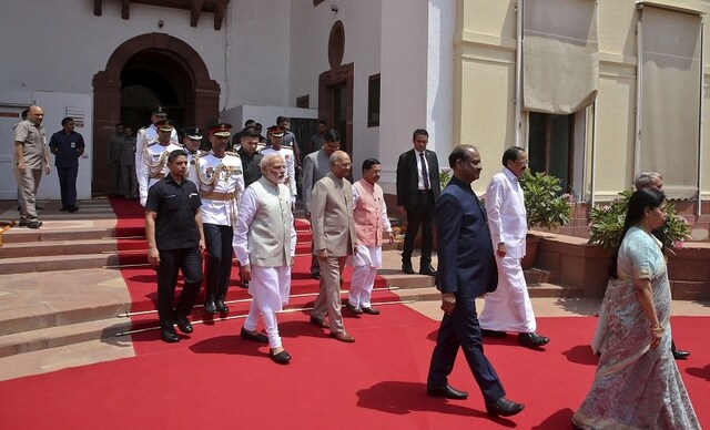 Laying the roadmap of the Narendra Modi government for its second term, President Ram Nath Kovind addressed both the Houses of the Parliament on Thursday. He said empowering every person is the main goal for a 'New India'. AP Laying the roadmap of the Narendra Modi government for its second term, President Ram Nath Kovind addressed both the Houses of the Parliament on Thursday. He said empowering every person is the main goal for a 'New India'. AP