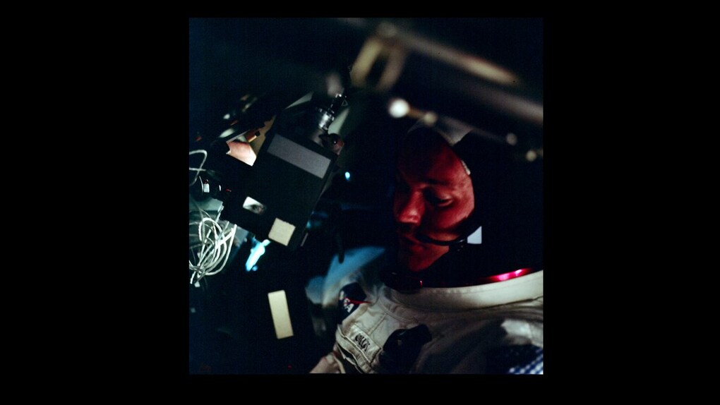 Astronaut Michel Collins stayed in the spacecraft which was in orbit while his companions landed on the Moon. Source: ALSJ/NASA Astronaut Michel Collins stayed in the spacecraft which was in orbit while his companions landed on the Moon. Source: ALSJ/NASA