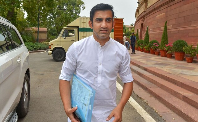 Newly-elected East Delhi MP Gautam Gambhir arrives for the first session of the 17th Lok Sabha at Parliament House in New Delhi. PTI Newly-elected East Delhi MP Gautam Gambhir arrives for the first session of the 17th Lok Sabha at Parliament House in New Delhi. PTI