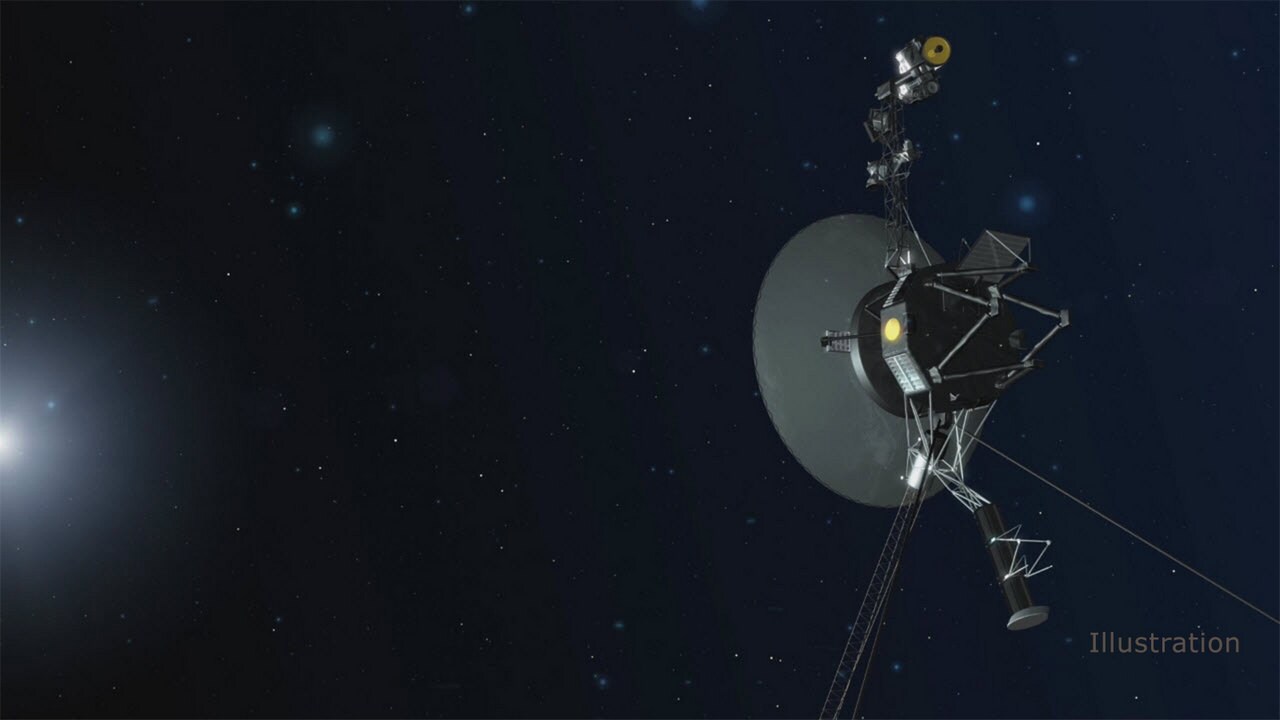 Artist illustration of Voyager 1. Image credit: NASA/JPL