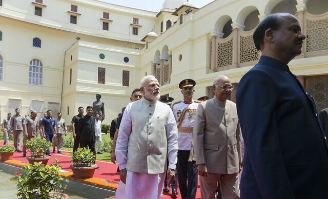 Kovind also talked about <em>Sabka Saath, Sabka Vikas</em>, One Nation, Simultaneous Elections, steps taken to ensure India’s security, farmers’ welfare, strengthening the federal structure of the country, the issue of Jammu and Kashmir and India’s relations with other countries. PTI Kovind also talked about <em>Sabka Saath, Sabka Vikas</em>, One Nation, Simultaneous Elections, steps taken to ensure India’s security, farmers’ welfare, strengthening the federal structure of the country, the issue of Jammu and Kashmir and India’s relations with other countries. PTI
