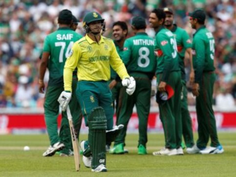 ICC Cricket World Cup 2019: From Quinton de Kock's comical run out to Kagiso Rabada dropping Mahmudullah, best moments from Bangladesh's win ICC Cricket World Cup 2019: From Quinton de Kock's comical run out to Kagiso Rabada dropping Mahmudullah, best moments from Bangladesh's win