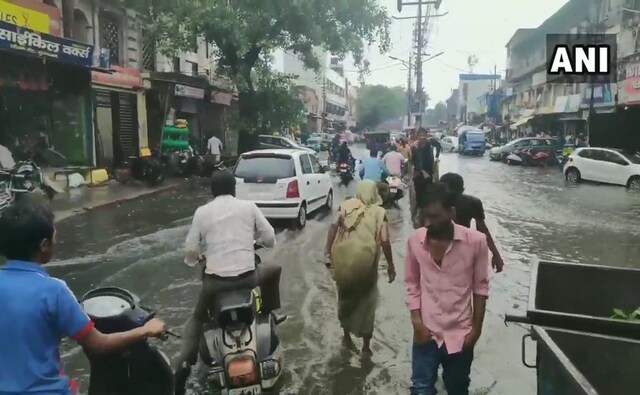 The meteorological department has forecast rain in the next few days in Uttar Pradesh, which got relief from the heatwave condition on Sunday. An overcast sky was witnessed in Lucknow with a maximum temperature of 33.4 degrees Celsius, four degrees below the normal. The streets in Moradabad were waterlogged after the city received rainfall on Monday. ANI The meteorological department has forecast rain in the next few days in Uttar Pradesh, which got relief from the heatwave condition on Sunday. An overcast sky was witnessed in Lucknow with a maximum temperature of 33.4 degrees Celsius, four degrees below the normal. The streets in Moradabad were waterlogged after the city received rainfall on Monday. ANI