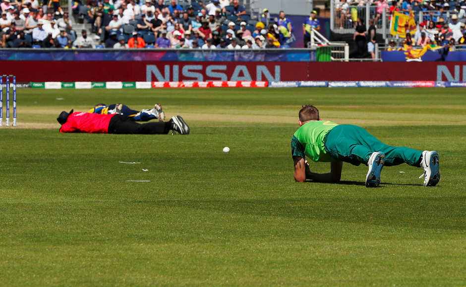 In case you start thinking that the players started doing yoga midway through the match, let us remind you that this happened because there was a bee attack during the Sri Lanka innings. In span of two years, this was the second time that the match between two nations was interrupted due to a bee attack. Reuters In case you start thinking that the players started doing yoga midway through the match, let us remind you that this happened because there was a bee attack during the Sri Lanka innings. In span of two years, this was the second time that the match between two nations was interrupted due to a bee attack. Reuters