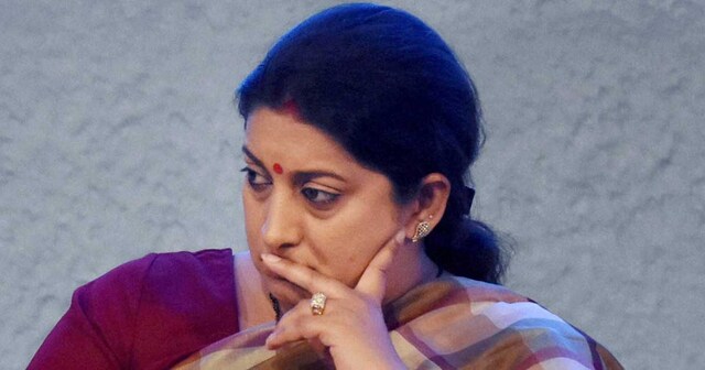 Smriti Irani dares Rahul Gandhi to contest elections from Gujarat, hits out at his statement on tea workers’ pay