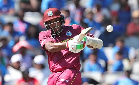 West Indies' Sunil Ambris was the team's top-scorer with 31 runs. Hardik Pandya dismissed Ambris in the 18th over to leave Windies three down. AP West Indies' Sunil Ambris was the team's top-scorer with 31 runs. Hardik Pandya dismissed Ambris in the 18th over to leave Windies three down. AP