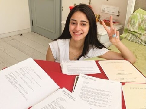 Ananya Panday dismisses reports of lying about USC admission, shares photo of acceptance letter Ananya Panday dismisses reports of lying about USC admission, shares photo of acceptance letter