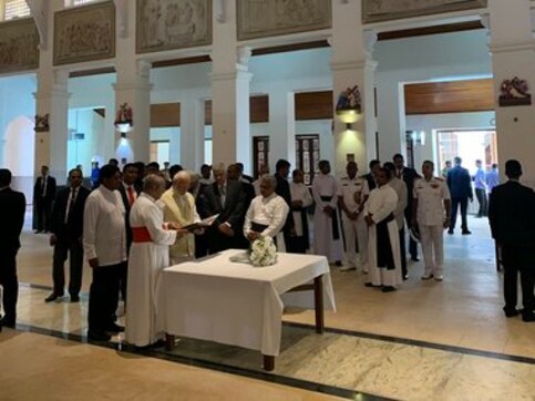 Narendra Modi in Sri Lanka: PM visits St Anthony's Church, one of sites hit in Easter Sunday terror attack; pays tribute to victims Narendra Modi in Sri Lanka: PM visits St Anthony's Church, one of sites hit in Easter Sunday terror attack; pays tribute to victims