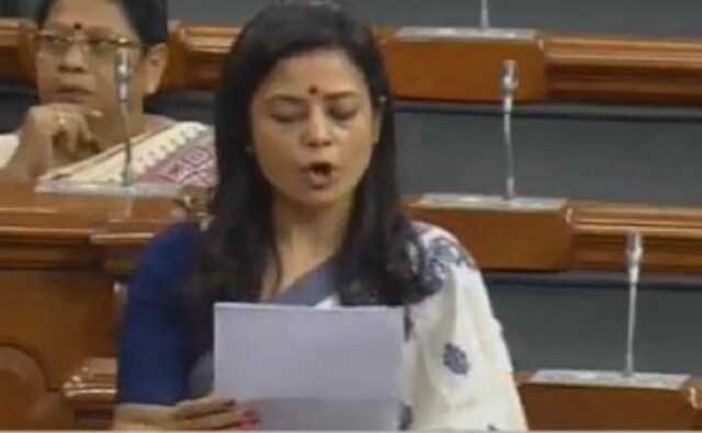 TMC's first-timer Mahua Moitra made a mark with her maiden speech in Lok Sabha. In her speech, she targeted the Modi government and warned that India is displaying all the signs of fascism displayed in a poster at the US Holocaust Memorial Museum. Image Courtesy: Twitter/@loksabhatv TMC's first-timer Mahua Moitra made a mark with her maiden speech in Lok Sabha. In her speech, she targeted the Modi government and warned that India is displaying all the signs of fascism displayed in a poster at the US Holocaust Memorial Museum. Image Courtesy: Twitter/@loksabhatv
