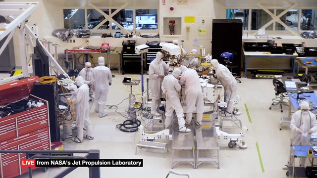 Seeing 2020: Watch NASA's Mars 2020 Rover being built in live, interactive broadcast Seeing 2020: Watch NASA's Mars 2020 Rover being built in live, interactive broadcast