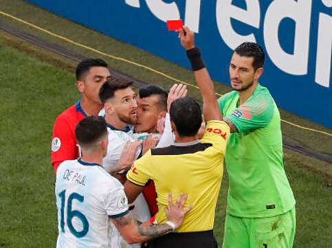 Copa America 2019: Lionel Messi blasts CONMEBOL for 'corruption' and biased referees after being shown red card Copa America 2019: Lionel Messi blasts CONMEBOL for 'corruption' and biased referees after being shown red card