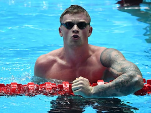 British Olympic champion Adam Peaty now making a splash in a training pool in his own back garden British Olympic champion Adam Peaty now making a splash in a training pool in his own back garden