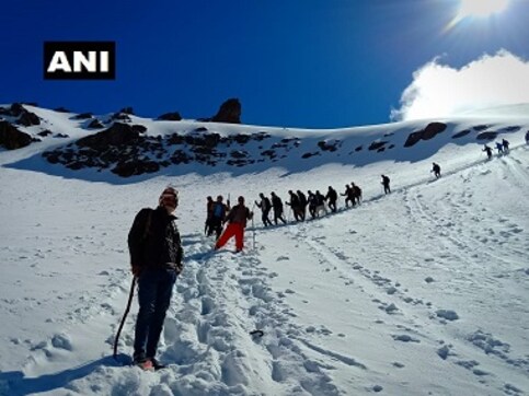 Five pilgrims injured as glacier collapses en route to Shrikhand Mahadev shrine in Himachal Pradesh's Kullu Five pilgrims injured as glacier collapses en route to Shrikhand Mahadev shrine in Himachal Pradesh's Kullu