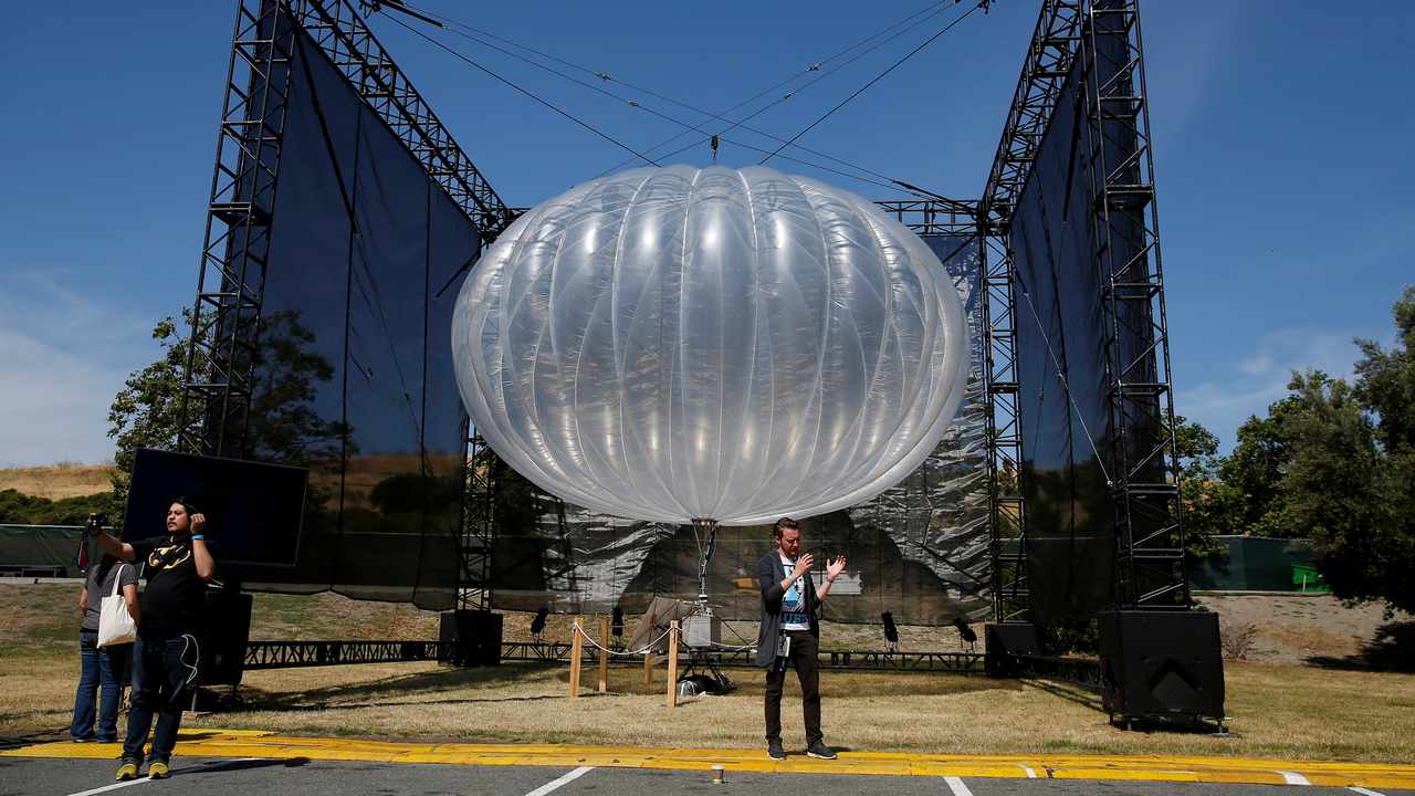 Googles bet on balloons to beam internet faces crucial first commercial trial
