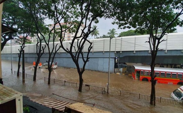 Water-logging across many parts of Mumbai as heavy rains lash city; train services hit, traffic comes to a standstill