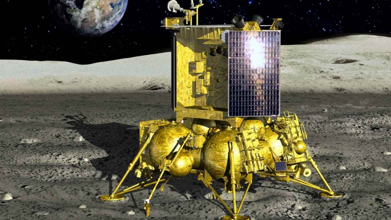 Artist illustration of the Russian Luna 25. image credit: NASA