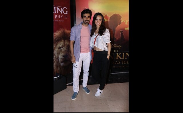 TV actors Mohit Sehgal and Sanaya Irani spotted during the screening. TV actors Mohit Sehgal and Sanaya Irani spotted during the screening.