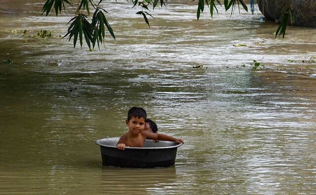 3,181 villages were under water and 87,607 hectares of crop areas had been damaged, while massive erosions have been witnessed at several places of Udalguri, Barpeta and Sonitpur districts. PTI 3,181 villages were under water and 87,607 hectares of crop areas had been damaged, while massive erosions have been witnessed at several places of Udalguri, Barpeta and Sonitpur districts. PTI