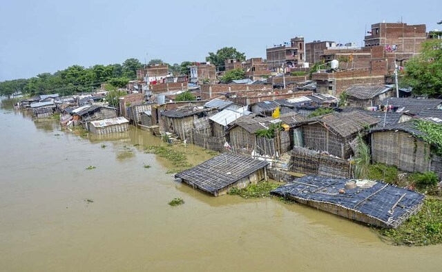 Five children drowned on Monday in flood waters in two separate incidents in Bihar's East Champaran district. Heavy rainfall in the past few days in the state has caused flood-like situation in low-lying areas. 19 NDRF teams have been deployed in Araria, Bettiah, Darbhanga, Didarganj, Gopalganj, Katihar, Madhubani, Motihari, Muzaffarpur, Sitamarhi and Supaul districts. NDRF has also evacuated over 3,310 people to safer places in Bihar. PTI Five children drowned on Monday in flood waters in two separate incidents in Bihar's East Champaran district. Heavy rainfall in the past few days in the state has caused flood-like situation in low-lying areas. 19 NDRF teams have been deployed in Araria, Bettiah, Darbhanga, Didarganj, Gopalganj, Katihar, Madhubani, Motihari, Muzaffarpur, Sitamarhi and Supaul districts. NDRF has also evacuated over 3,310 people to safer places in Bihar. PTI