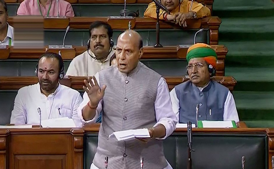 Meanwhile, in the Parliament, Defence Minister Rajnath Singh appealed to the Opposition to put to rest the controversy over a tweet by Puducherry LG Kiran Bedi, saying she has deleted it and expressed deep regret over the same. PTI Meanwhile, in the Parliament, Defence Minister Rajnath Singh appealed to the Opposition to put to rest the controversy over a tweet by Puducherry LG Kiran Bedi, saying she has deleted it and expressed deep regret over the same. PTI