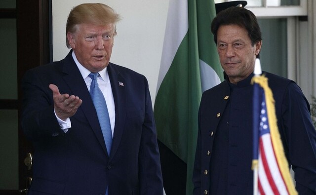 US president Donald Trump and Pakistan prime minister Imran Khan on Monday met at the White House to discuss ways to resolve the Afghanistan conflict and the challenge terrorism poses to regional stability. Reuters US president Donald Trump and Pakistan prime minister Imran Khan on Monday met at the White House to discuss ways to resolve the Afghanistan conflict and the challenge terrorism poses to regional stability. Reuters