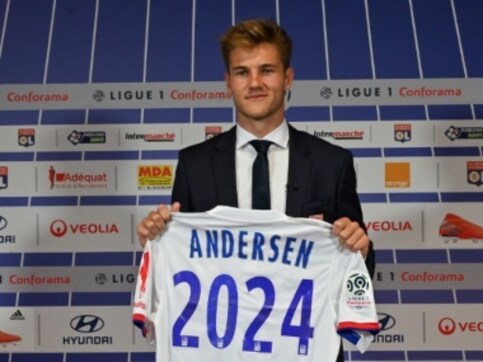 Ligue 1: Lyon sign Danish defender Joachim Andersen from Serie A side Sampdoria in record deal Ligue 1: Lyon sign Danish defender Joachim Andersen from Serie A side Sampdoria in record deal