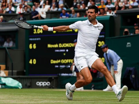 Wimbledon 2019: Novak Djokovic eases to ninth semi-finals, completes 70th career win at All England Club Wimbledon 2019: Novak Djokovic eases to ninth semi-finals, completes 70th career win at All England Club