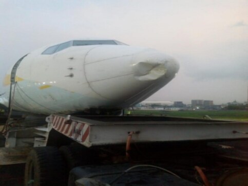SpiceJet aircraft stuck at Mumbai's Chhatrapati Shivaji International Airport's main runway pulled out after two days SpiceJet aircraft stuck at Mumbai's Chhatrapati Shivaji International Airport's main runway pulled out after two days
