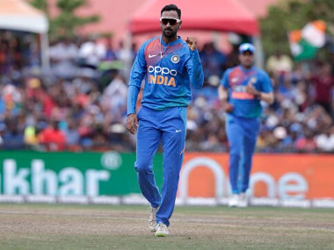 India vs West Indies: Krunal Pandya says early wickets from pacers makes job easy for spinners in middle overs India vs West Indies: Krunal Pandya says early wickets from pacers makes job easy for spinners in middle overs