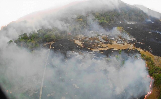 Since Thursday, INPE said satellite images spotted 9,507 new forest fires in the country, mostly in the Amazon basin, home to the world’s largest tropical forest seen as vital to countering global warming. AP Since Thursday, INPE said satellite images spotted 9,507 new forest fires in the country, mostly in the Amazon basin, home to the world’s largest tropical forest seen as vital to countering global warming. AP