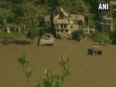 Chenab river crosses danger mark at Jammu and Kashmir’s Doda; several villages submerged Chenab river crosses danger mark at Jammu and Kashmir’s Doda; several villages submerged