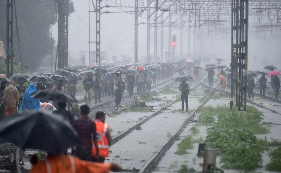 In neighbouring Thane and Palghar districts, heavy rains disrupted normal life. One person was electrocuted in Thane city while another suffered serious injuries after the roof of a bakery collapsed in Mumbra. PTI In neighbouring Thane and Palghar districts, heavy rains disrupted normal life. One person was electrocuted in Thane city while another suffered serious injuries after the roof of a bakery collapsed in Mumbra. PTI