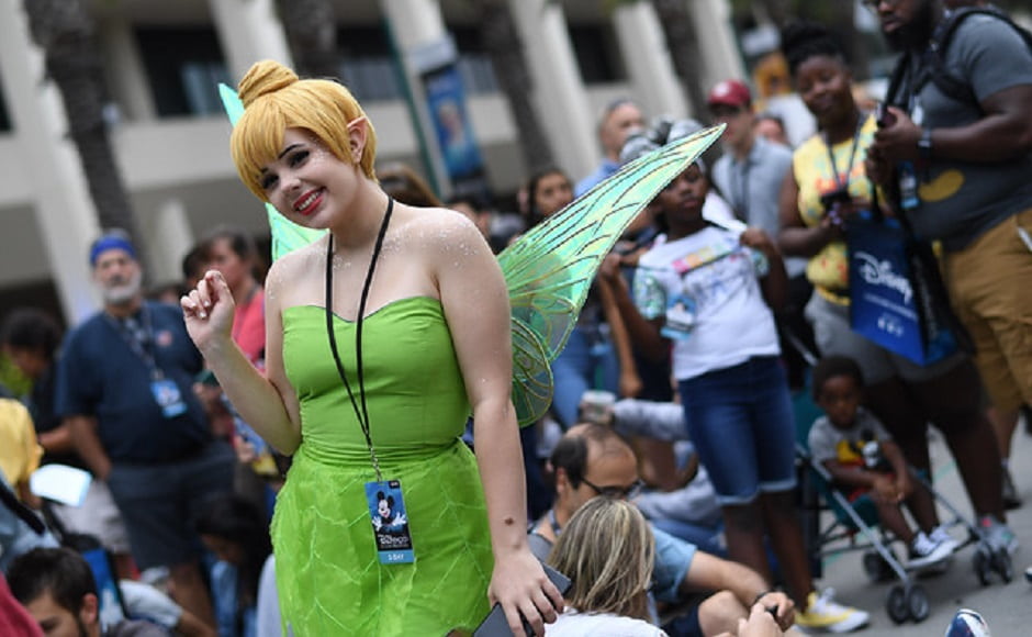 Fan dresses up as Tinker Bell | The Walt Disney Company Fan dresses up as Tinker Bell | The Walt Disney Company