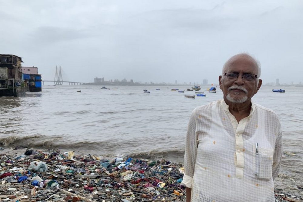 Harishchandra Keroba Nakhwa of the fishermen organisation that filed the court case against the project. Image credit: Nikhil S. Dixit.