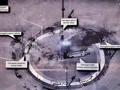 Unexplained explosion of rocket at Iranian space centre raises suspicion of sabotage; Donald Trump tweets classified image of blast site Unexplained explosion of rocket at Iranian space centre raises suspicion of sabotage; Donald Trump tweets classified image of blast site