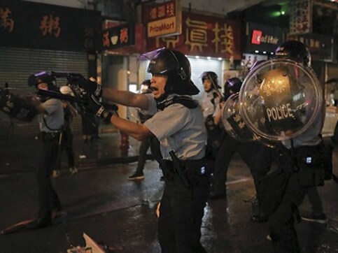 Hong Kong pro-democracy protests escalate as demonstrators attack police with sticks, rods; 36, including 12-year-old, arrested Hong Kong pro-democracy protests escalate as demonstrators attack police with sticks, rods; 36, including 12-year-old, arrested
