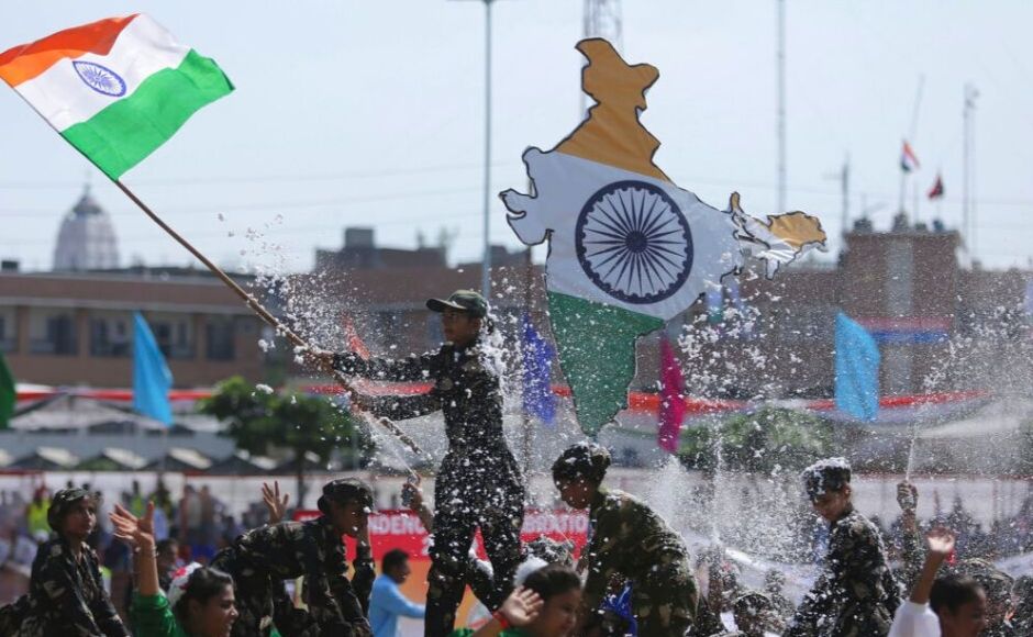 Celebrations were held at all police district headquarters across the Valley. Central Armed Police Force student contingents took part in the parade in Jammu. AP Celebrations were held at all police district headquarters across the Valley. Central Armed Police Force student contingents took part in the parade in Jammu. AP