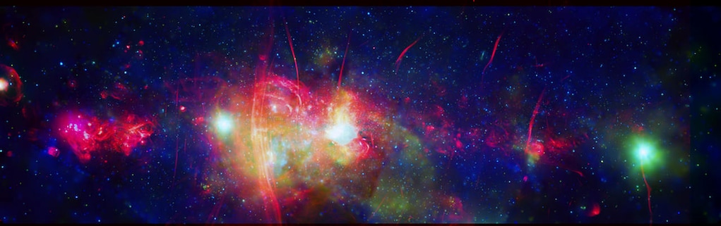 This is the region in the Milky Way where a supermassive black hole weighing about 4 million times the mass of the Sun, called Sagittarius A* exists. Image credit: NASA/CXC This is the region in the Milky Way where a supermassive black hole weighing about 4 million times the mass of the Sun, called Sagittarius A* exists. Image credit: NASA/CXC