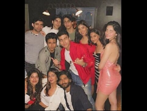 Ananya Panday parties with Shah Rukh Khan's son Aryan, shares pictures on social media Ananya Panday parties with Shah Rukh Khan's son Aryan, shares pictures on social media