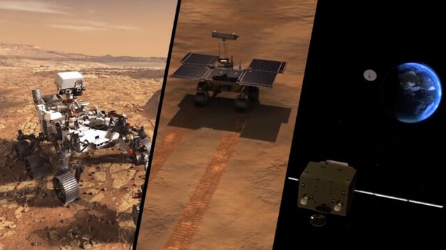 ESA joins with NASA to help build a Mars courier service for bringing back samples from the red planet ESA joins with NASA to help build a Mars courier service for bringing back samples from the red planet