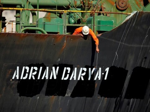 Iranian oil tanker Adrian Darya 1 photographed off Tartus, claims US satellite firm; vessel sent last signal five days ago Iranian oil tanker Adrian Darya 1 photographed off Tartus, claims US satellite firm; vessel sent last signal five days ago