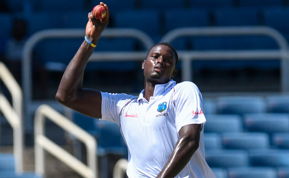 Jason Holder, Windies captain, was the pick of the bowlers in hosts' ranks. He ended with figures of 5 for 77. In the process, he also became the fifth West Indies player to score 1,000-plus runs and 100-plus wickets in Tests after Gary Sobers, Malcolm Marshall, Curtly Ambrose and Carl Hooper. AFP Jason Holder, Windies captain, was the pick of the bowlers in hosts' ranks. He ended with figures of 5 for 77. In the process, he also became the fifth West Indies player to score 1,000-plus runs and 100-plus wickets in Tests after Gary Sobers, Malcolm Marshall, Curtly Ambrose and Carl Hooper. AFP