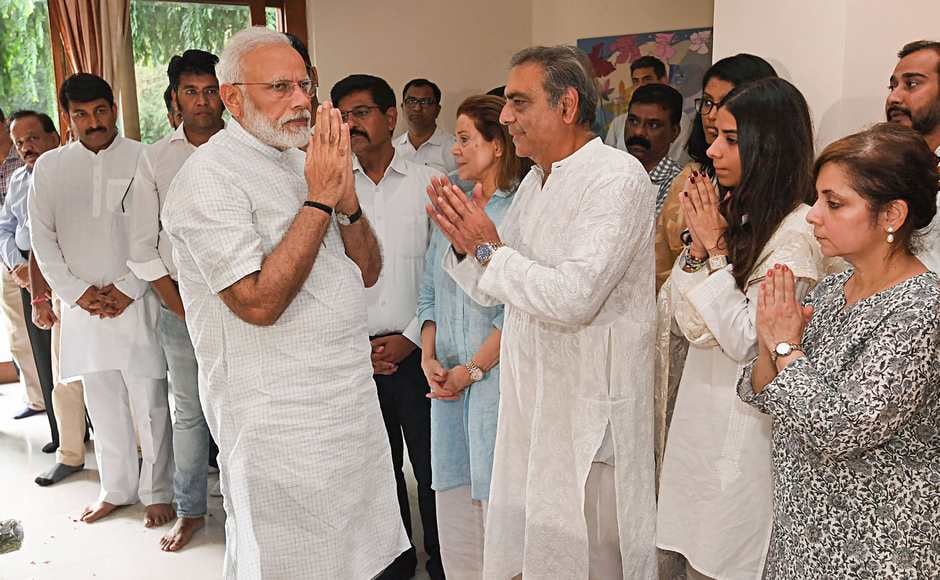 In his tribute, Modi also said that Jethmalani 'made rich contributions both in the court and Parliament.' Image courtesy: twitter.com/ @PMOIndia In his tribute, Modi also said that Jethmalani 'made rich contributions both in the court and Parliament.' Image courtesy: twitter.com/ @PMOIndia