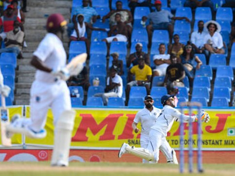India vs West Indies: Rishabh Pant completes fifty dismissals in Test cricket, surpasses MS Dhoni India vs West Indies: Rishabh Pant completes fifty dismissals in Test cricket, surpasses MS Dhoni