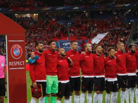 Andorra's anthem being played for Albania one of many in striking wrong notes at sporting events Andorra's anthem being played for Albania one of many in striking wrong notes at sporting events